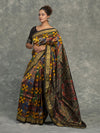 Multicoloured Utkala Laxmi Sonepur Tissue Silk Saree - Border and weave close-up